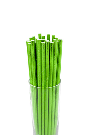 Open image in slideshow, Paper Drinking Straws- Metallic Finish
